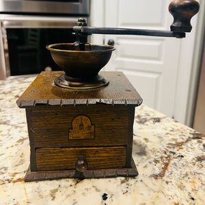 Antique Armin Wooden Coffee Grinder
